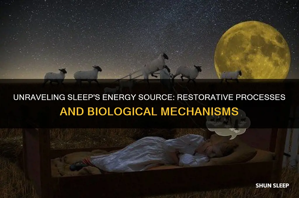 where does the energy we get from sleep come from