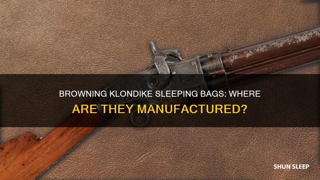 where is browning klondike sleeping bags made