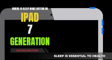 Locate the Sleep/Wake Button on Your iPad 7