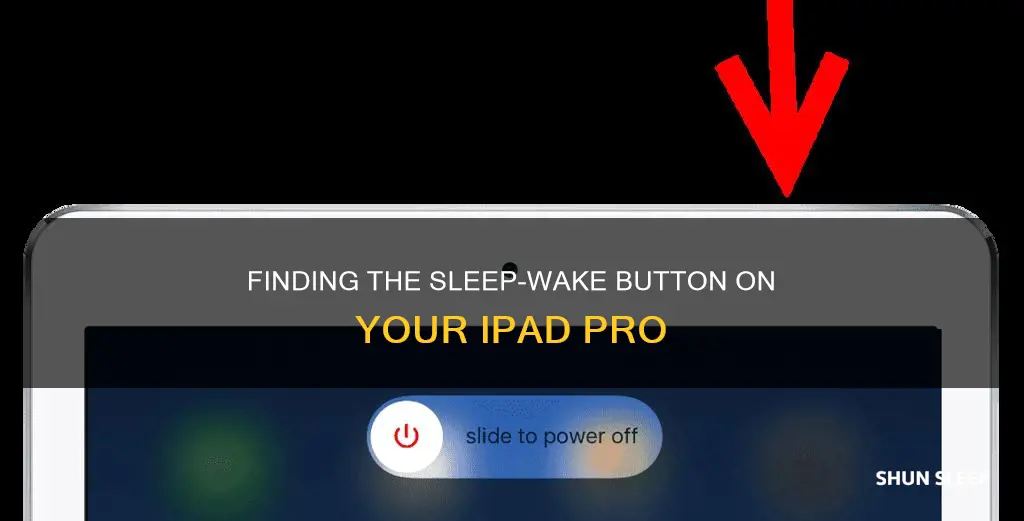 where is sleep wake button on ipad pro