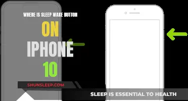 iPhone 10: Locating the Sleep/Wake Button