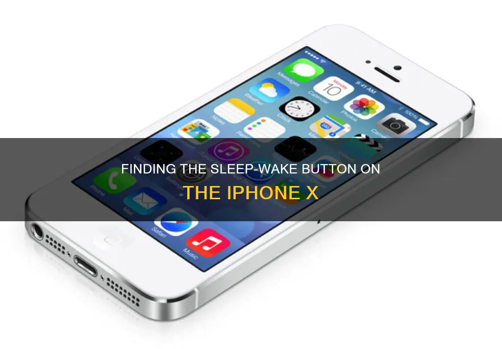where is sleep wake button on iphone 10