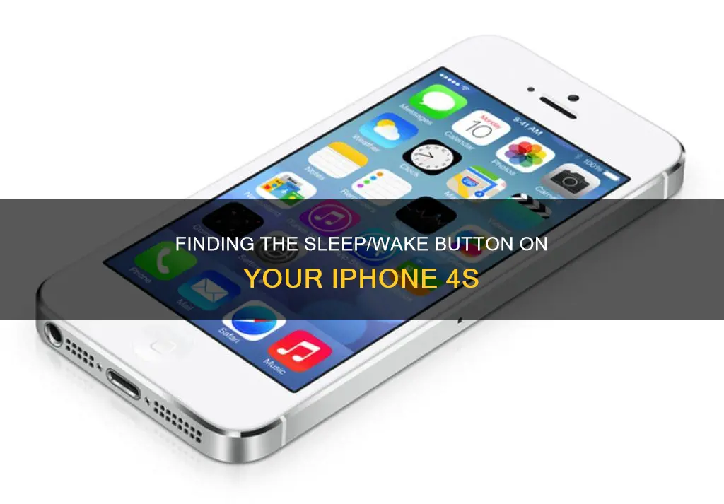 where is sleep wake button on iphone 4s