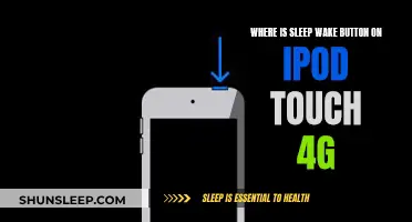 Locate the Sleep/Wake Button on Your iPod Touch 4G