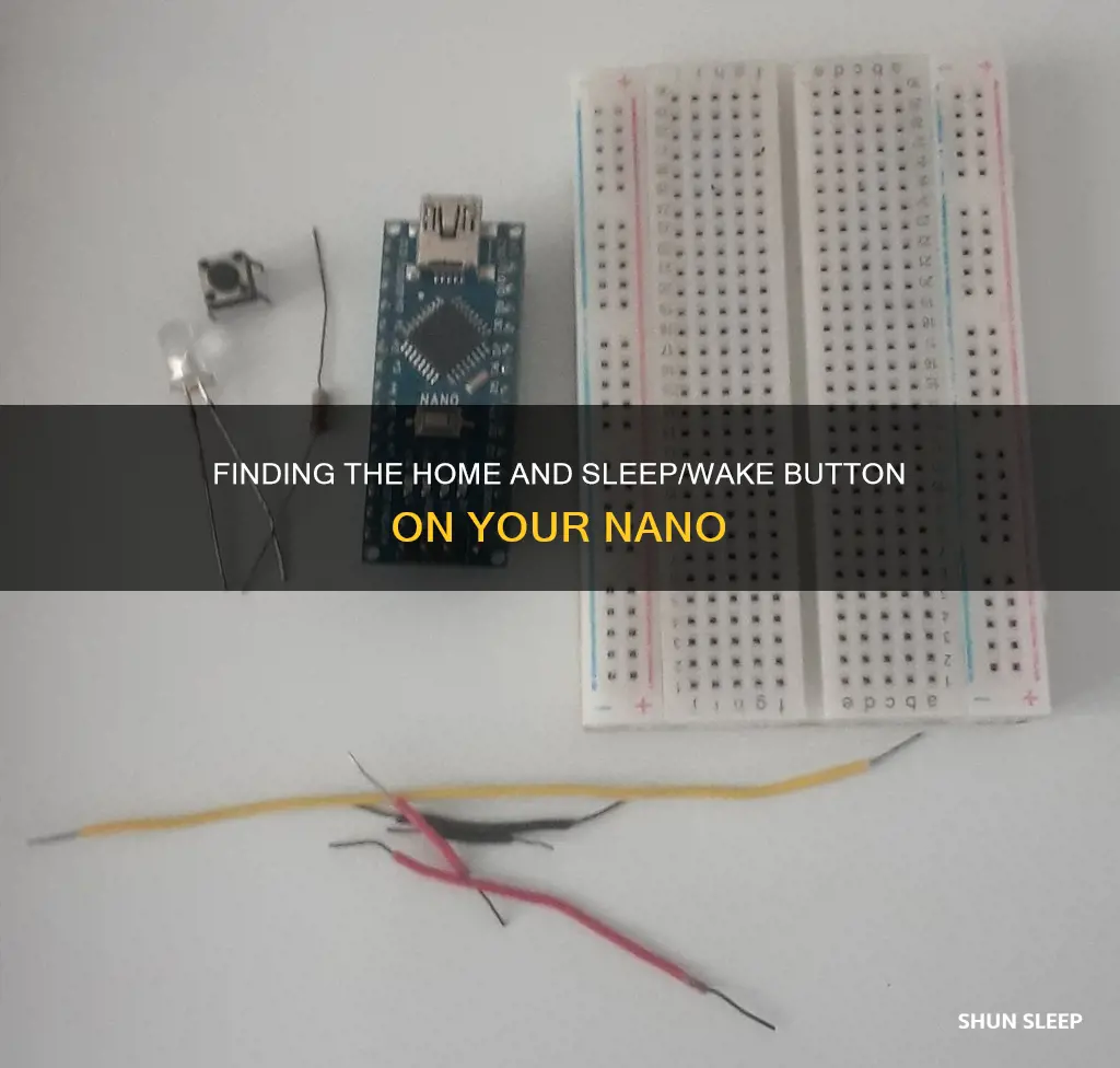where is the home and sleep wake button on nano