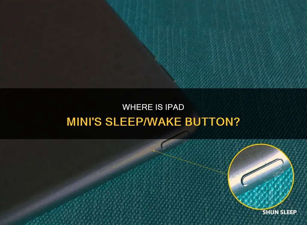 where is the ipad mini sleep wake button