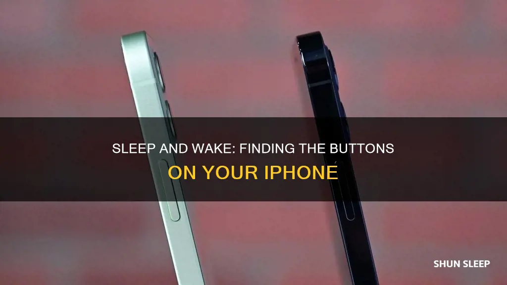 where is the sleep and wake button on iphone