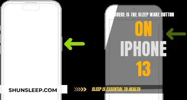 iPhone 13: Finding the Sleep/Wake Button