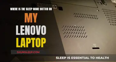 Locate the Sleep/Wake Button: Lenovo Laptop Guide