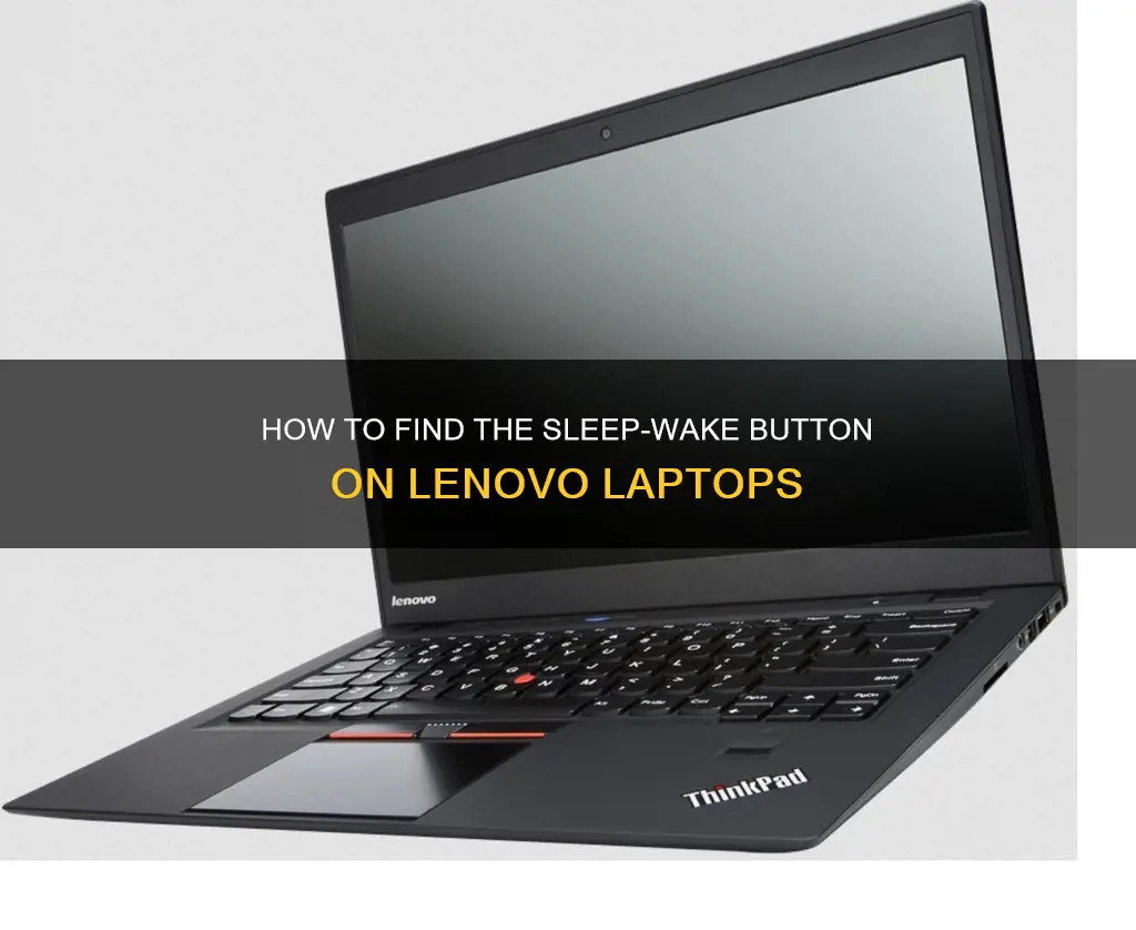 where is the sleep wake button on my lenovo laptop