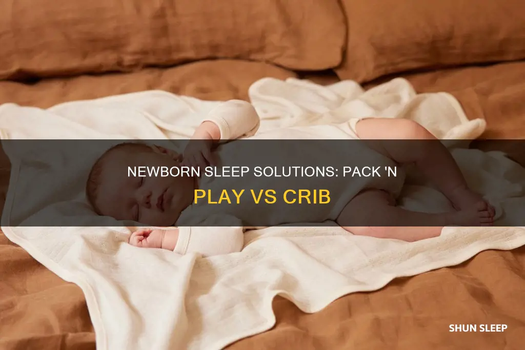 where should your newborn sleep pack n play vs crib