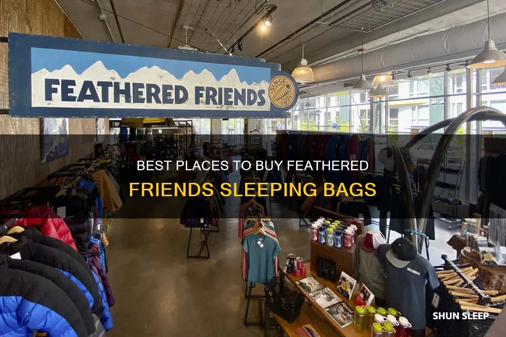 where to buy feathered friends sleeping bag