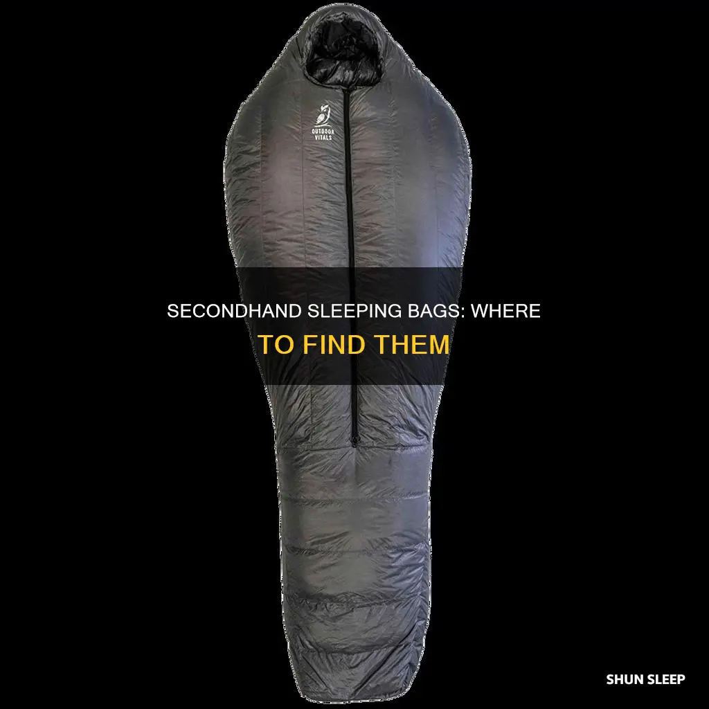 where to find gently used sleeping bags