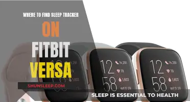 How to Find Sleep Tracker on Fitbit Versa