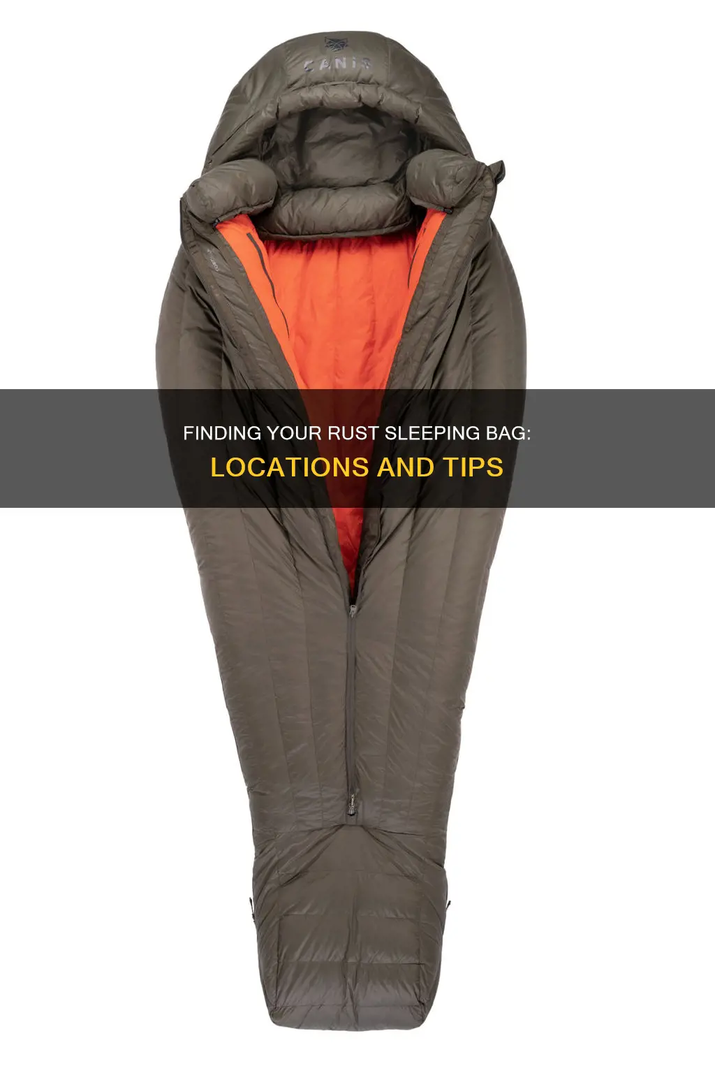 where to find sleeping bag in rust
