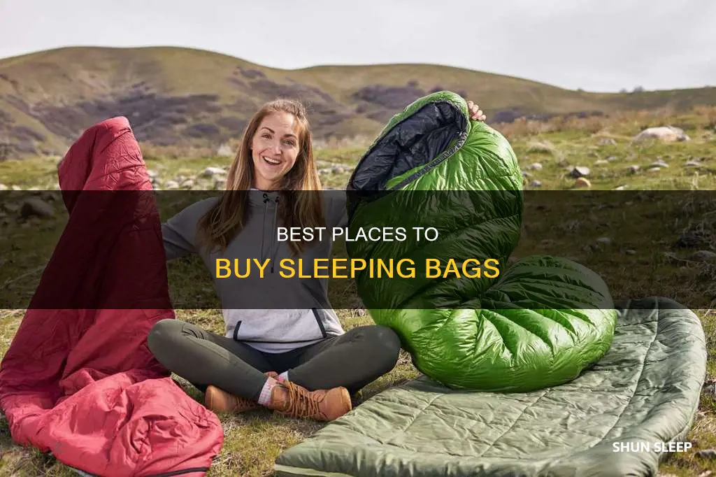where to find sleeping bags