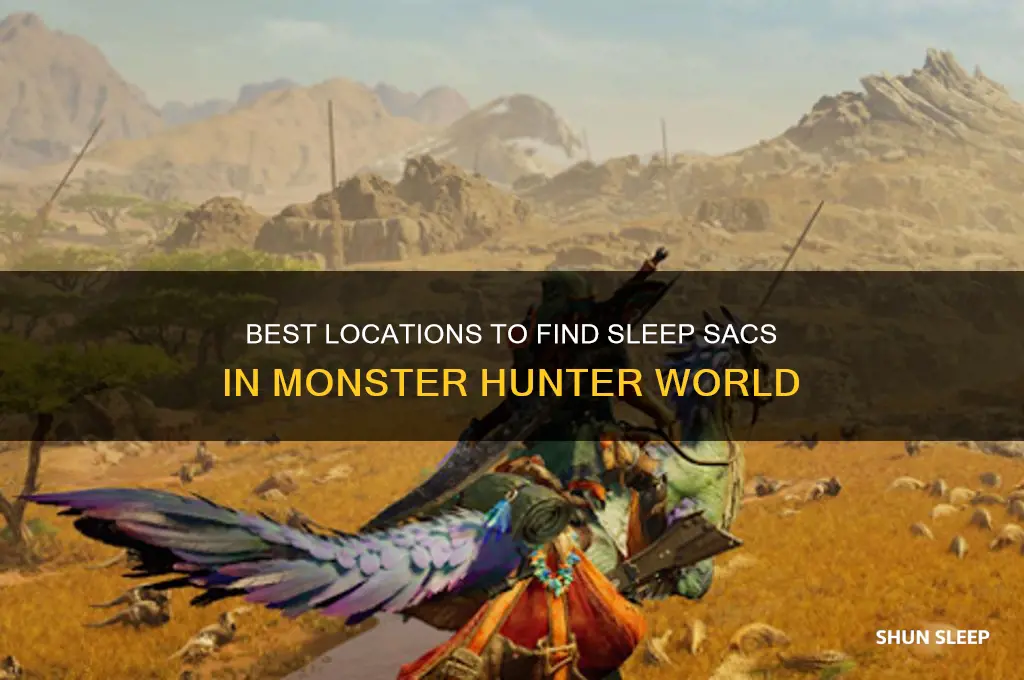 where to get a sleep sac at monster hunter world