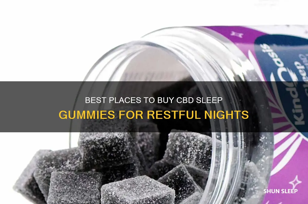where to get cbd sleep gummies