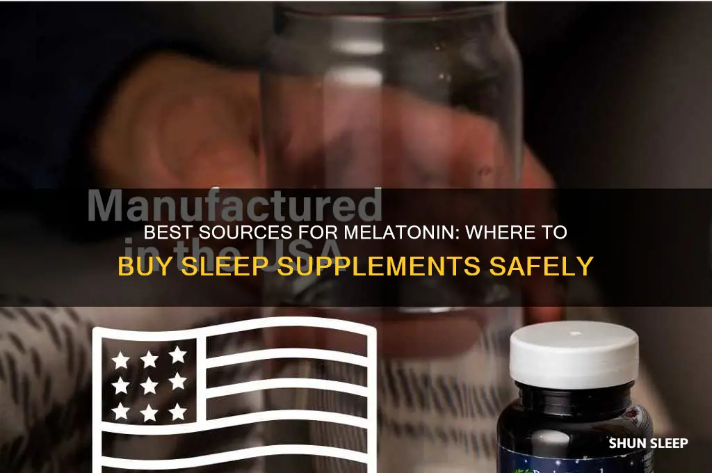 where to get melatonin for sleep