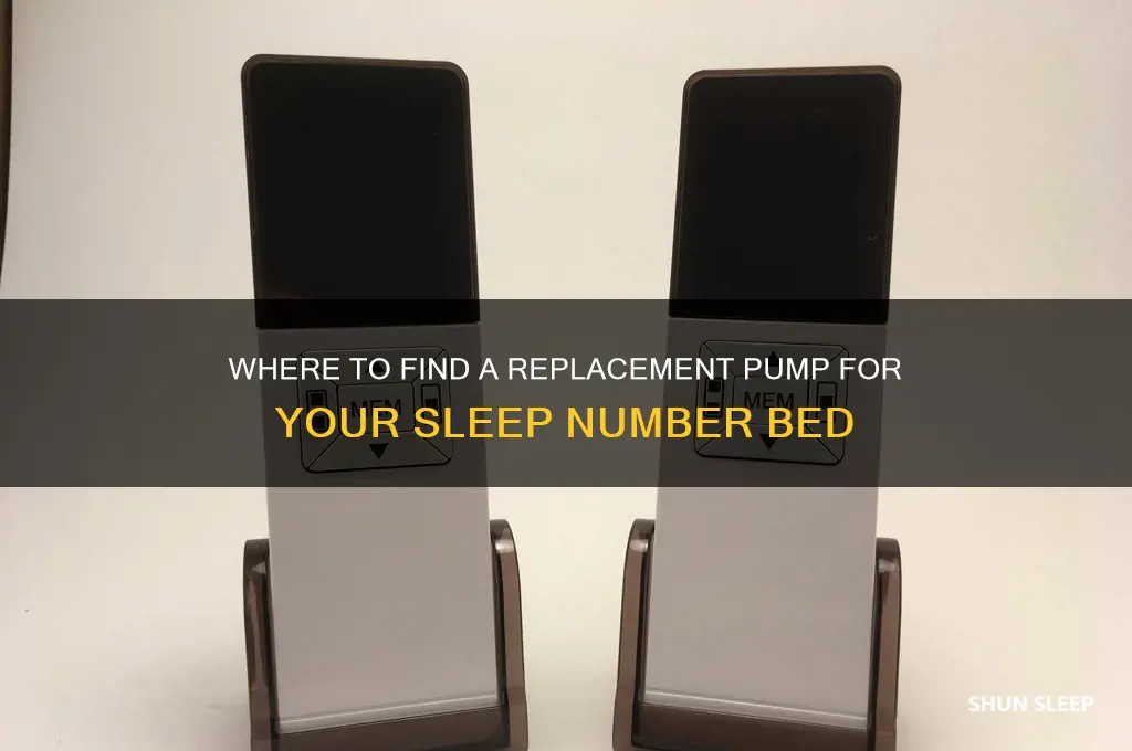 where to get p5 sleep number bed pump