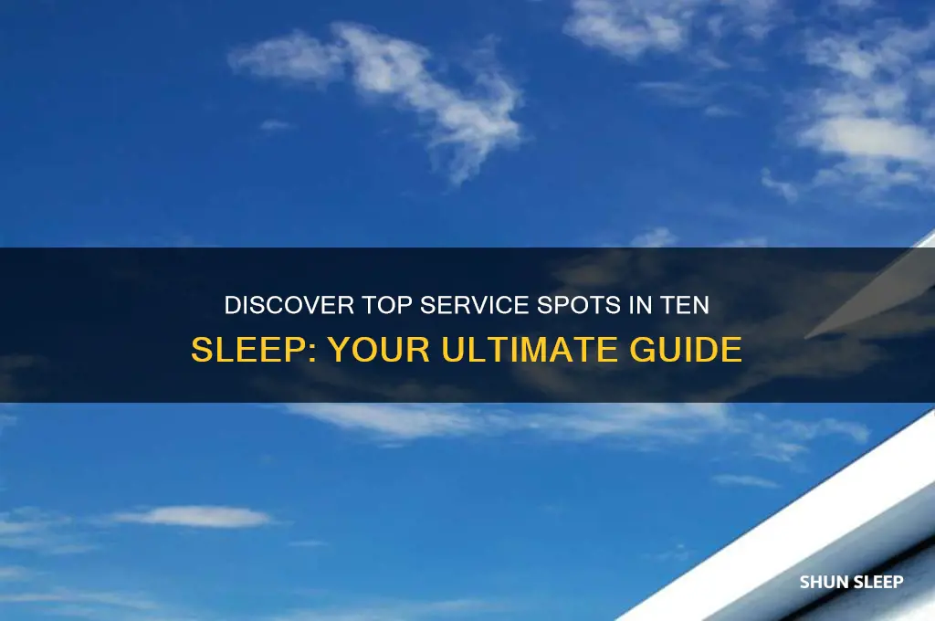 where to get service in ten sleep