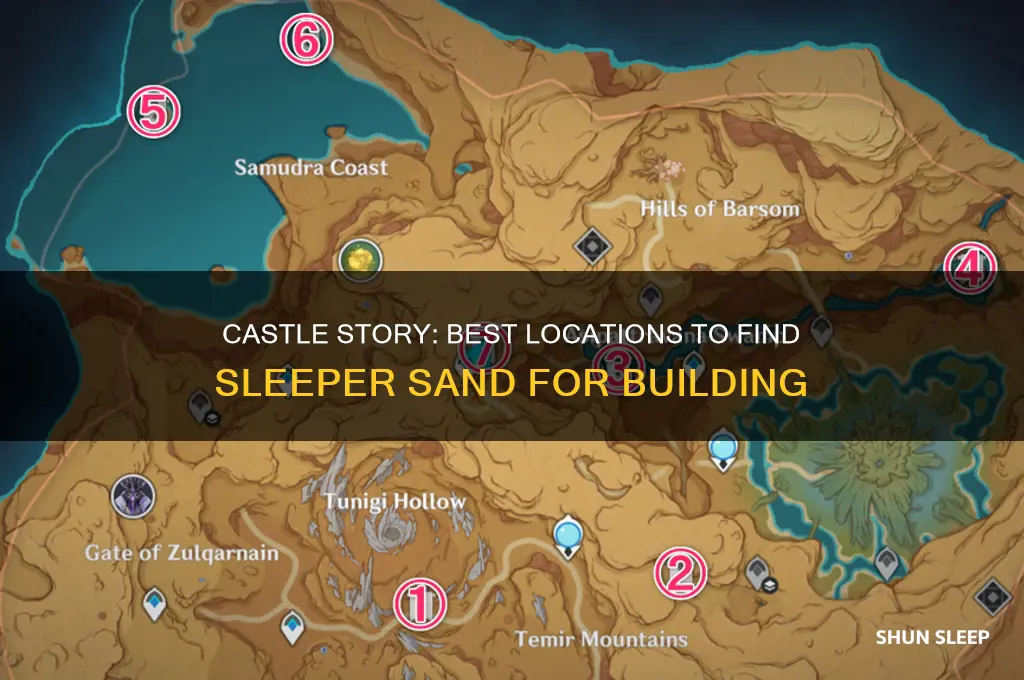 where to get sleeper sand in castle story