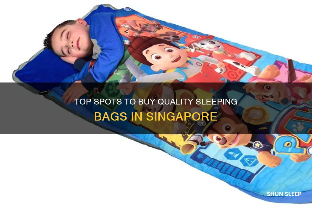 where to get sleeping bags in singapore