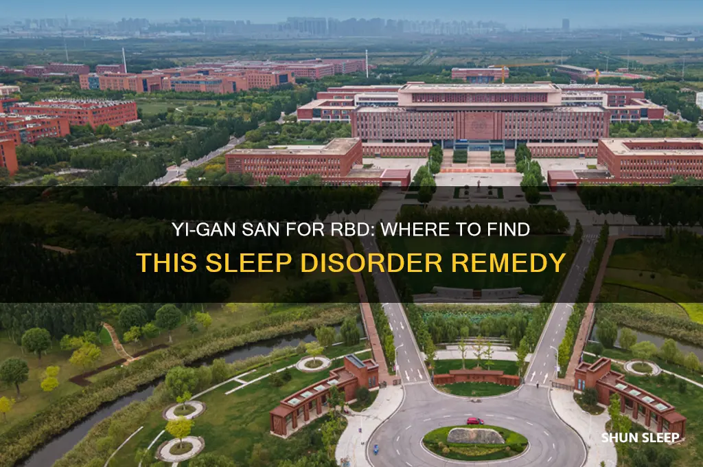 where to get yi-gan san rem sleep behavior disorder