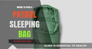 Patrol Sleeping Bag: Packing and Placement Strategies