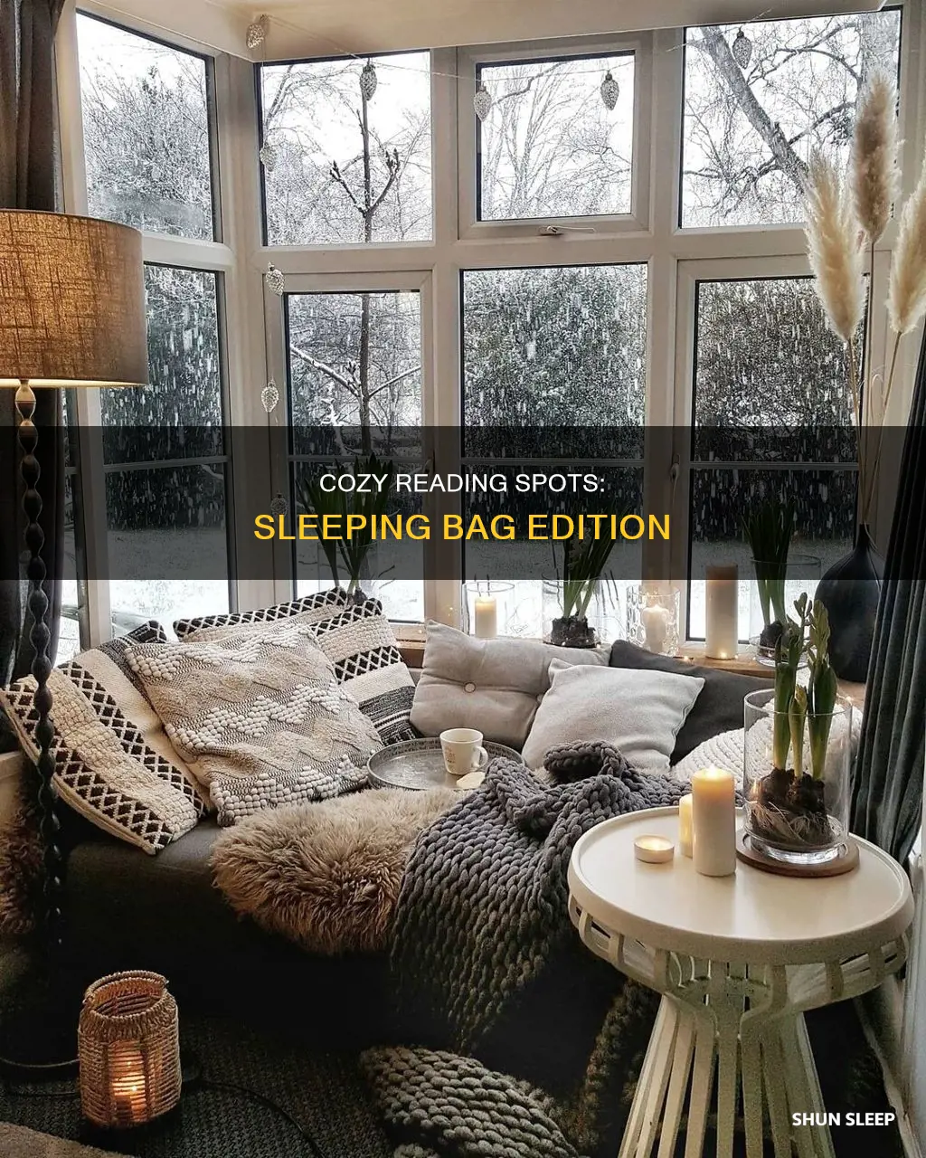 where to read in the sleeping bag
