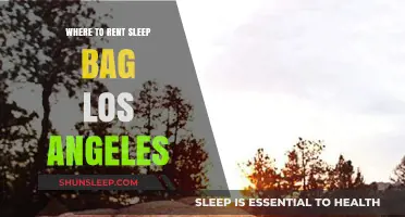 Sleep Bag Rentals: Los Angeles Options