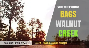 Renting Sleeping Bags: Walnut Creek Options