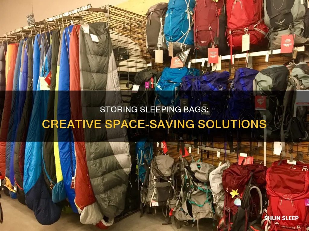 where to store sleeping bags