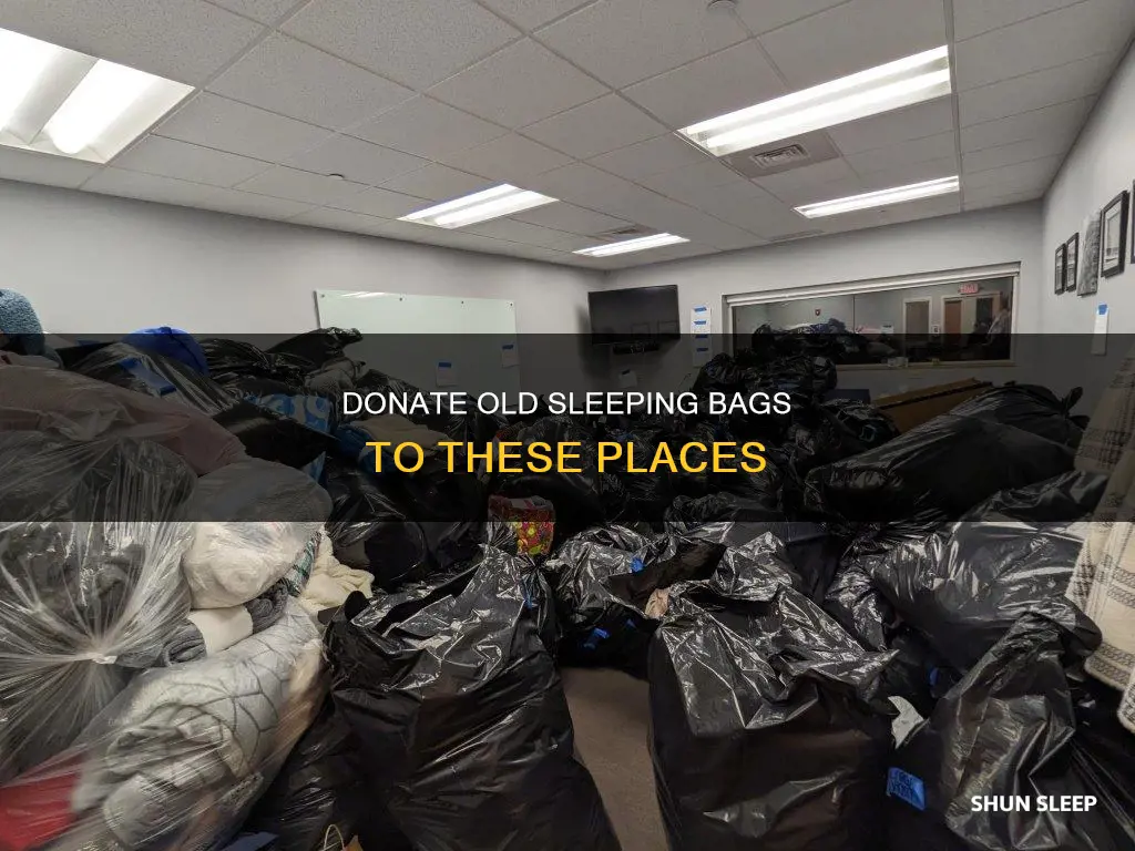 where to take old sleeping bags