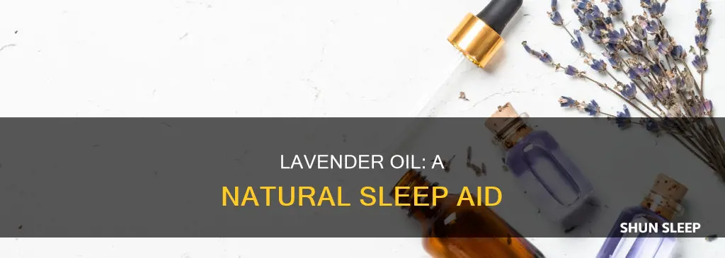 where to use lavender oil to sleep
