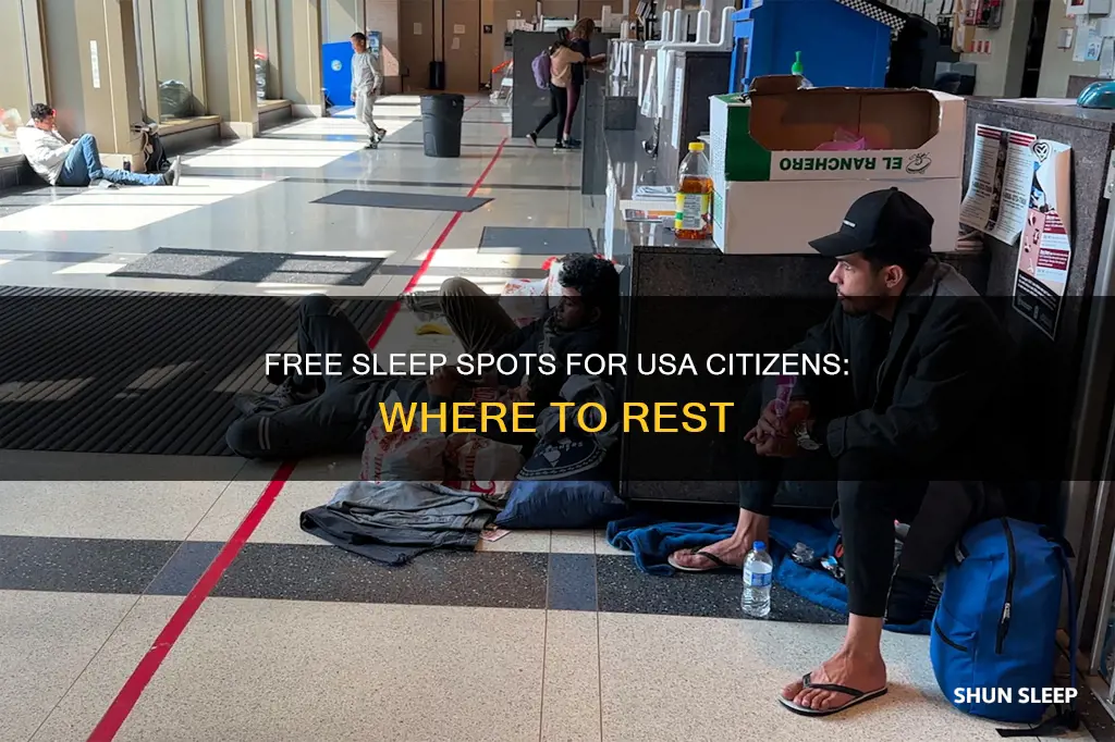 where usa citizen sleep without payment is called