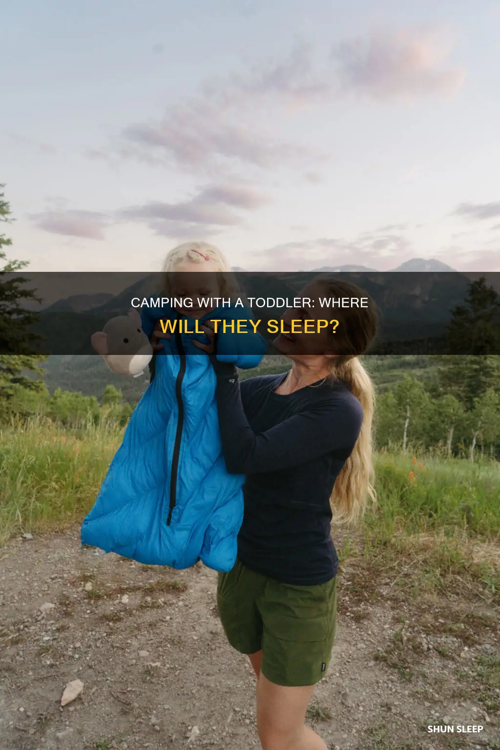 where will my 1 year old sleep in a tent