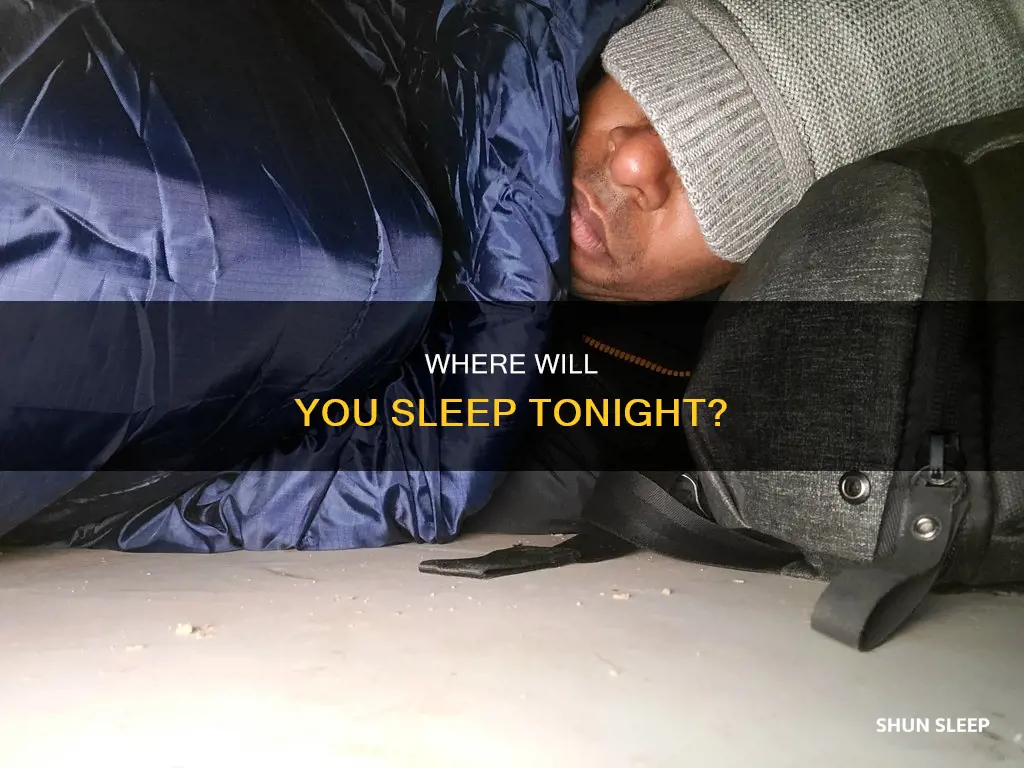 where you gonna sleep tonight meaning