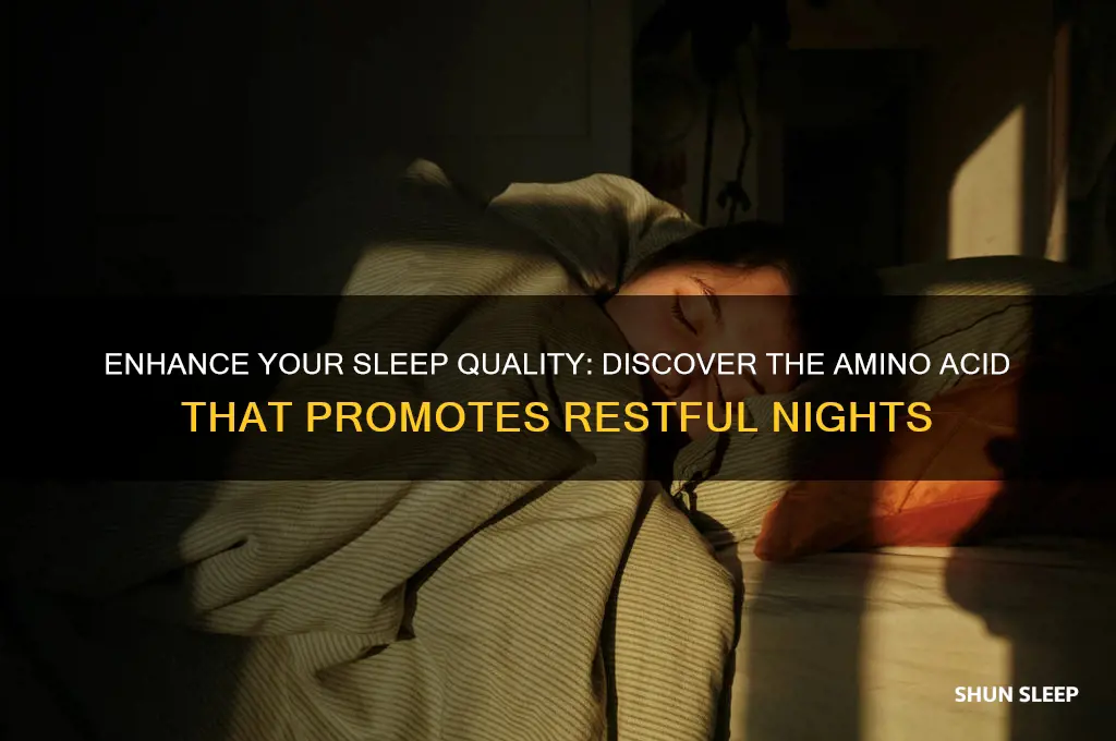which amino acid helps sleep