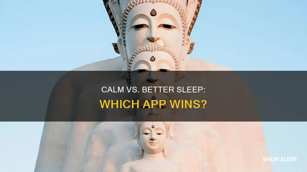 which app is better calm or better sleep