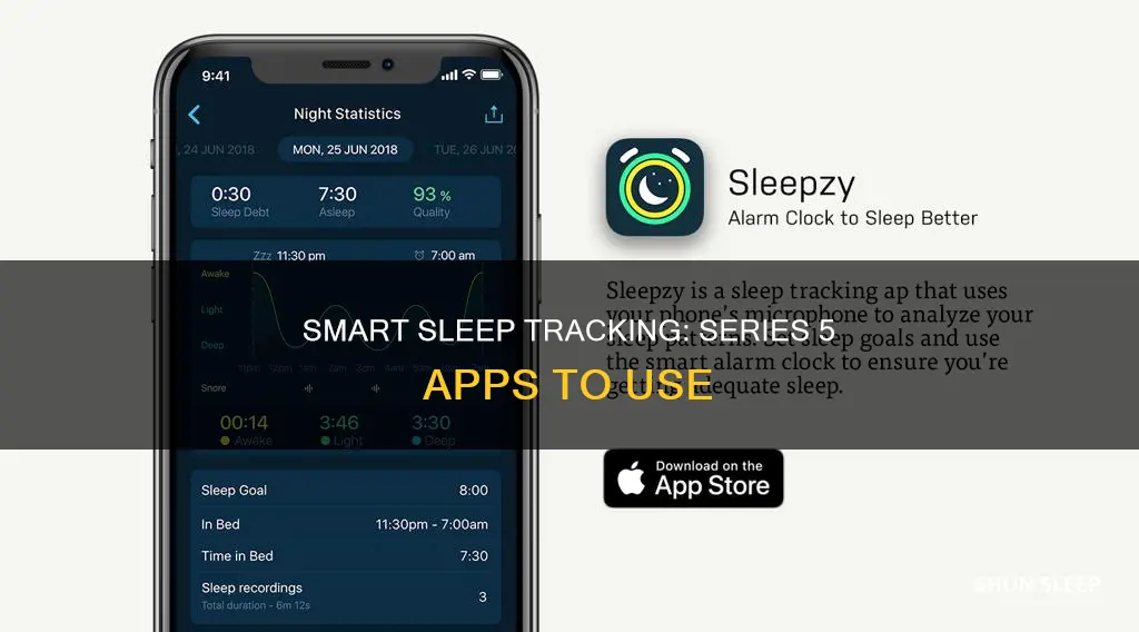 which app to use for sleep tracking series 5