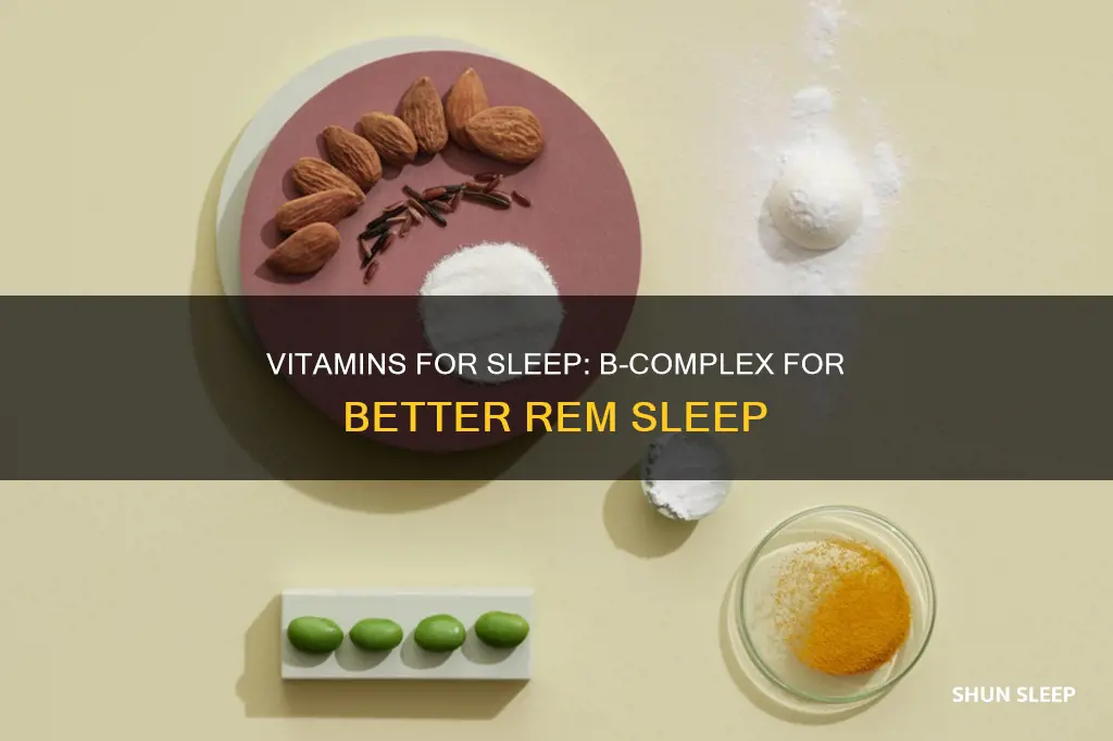 which b vitamins increase rem sleep