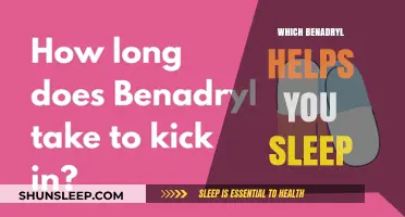 Benadryl for Sleep: Which Type Helps You Rest Best?