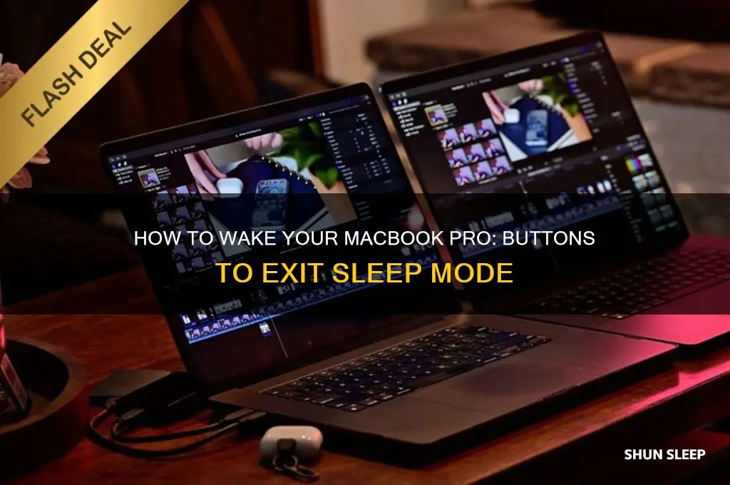 which buttons get macbook pro out of sleep mode