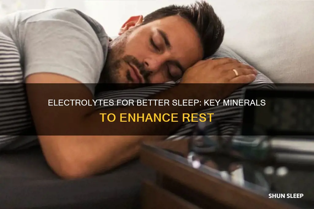 which electrolytes help sleep