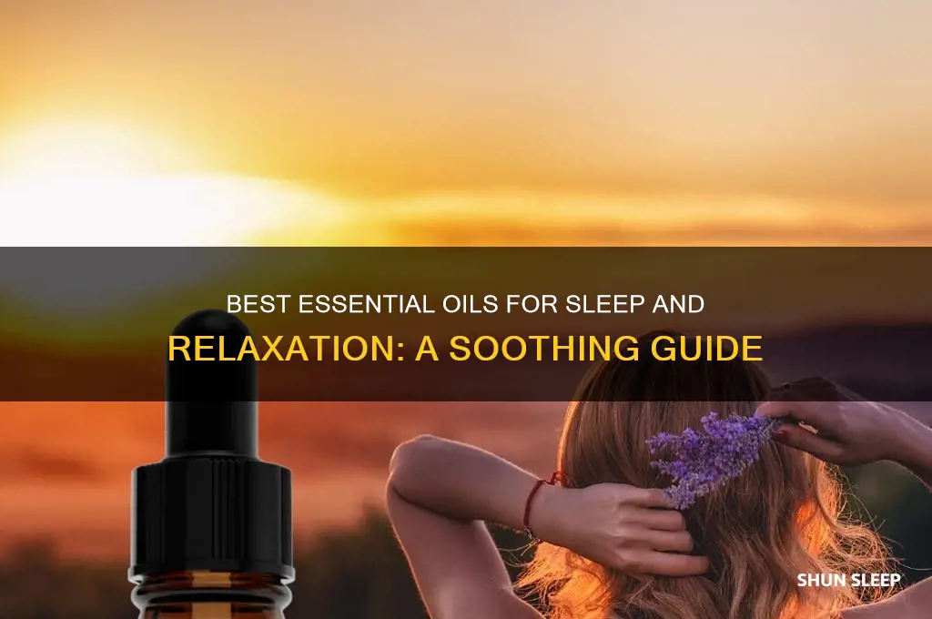 which essential oil helps you sleep and relax