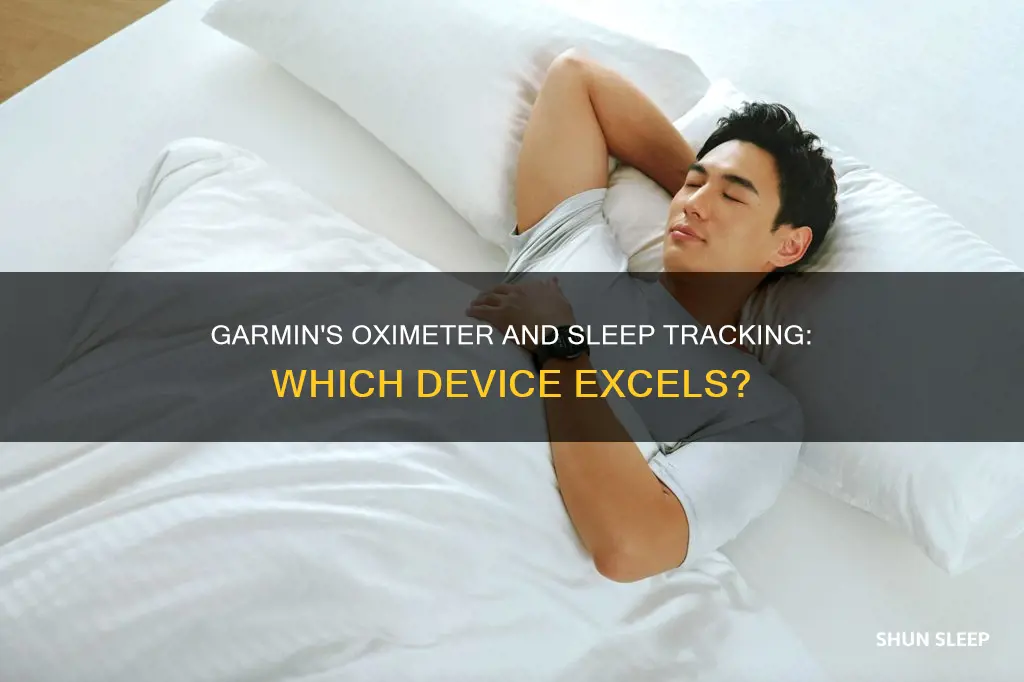 which garmin has an oximeter and tracks sleep