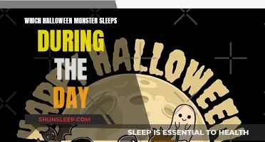 Daytime Sleepers: Uncovering Halloween Monsters' Sleeping Patterns