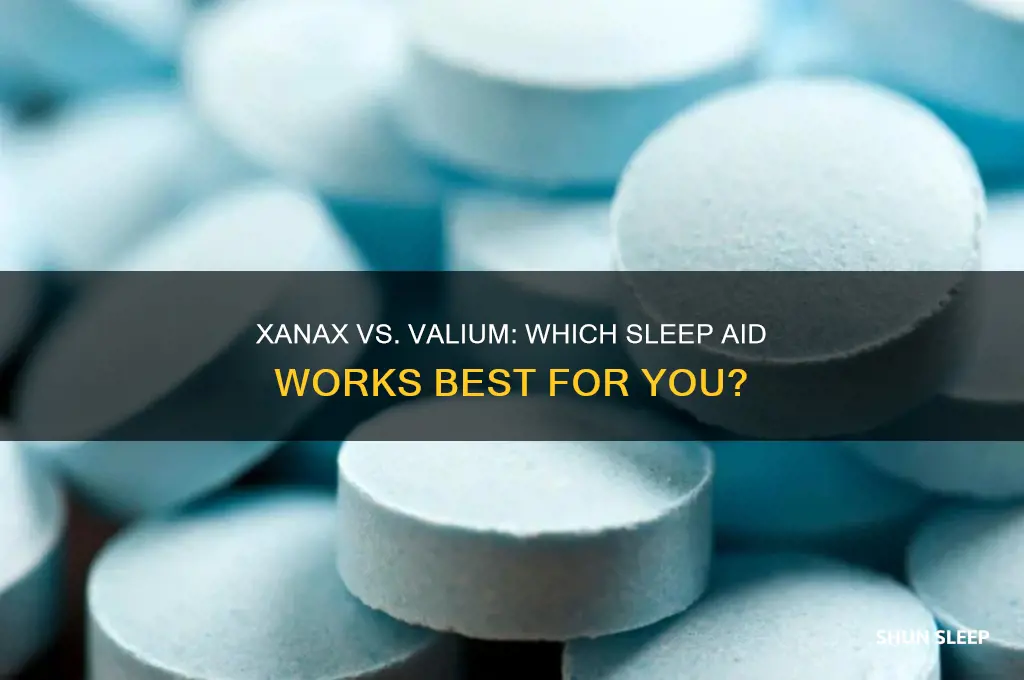 which helps you sleep better xanax or valium