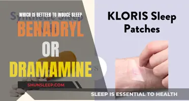 Benadryl vs. Dramamine: Which is Better for Sleep?